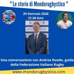 Una conversazione con Andrea Duodo, Presidente della Federazione Italiana Rugby
